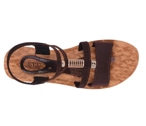 PU Sandals PLS 91 Brown