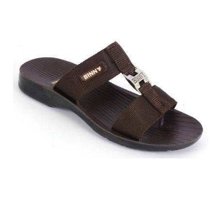 PU Gents Slippers GB 21 Brown