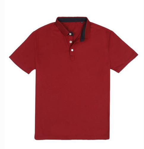 T- SHIRTS Collar Poly French Wine