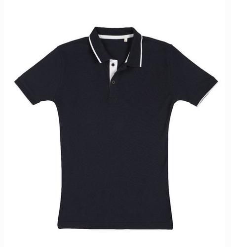 T- SHIRTS Collar Sustainable Jacquard Polo Charcoal Melange