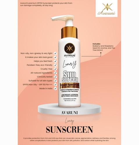 Avaruni Luxury Sunscreen SPF50 PA+++ 