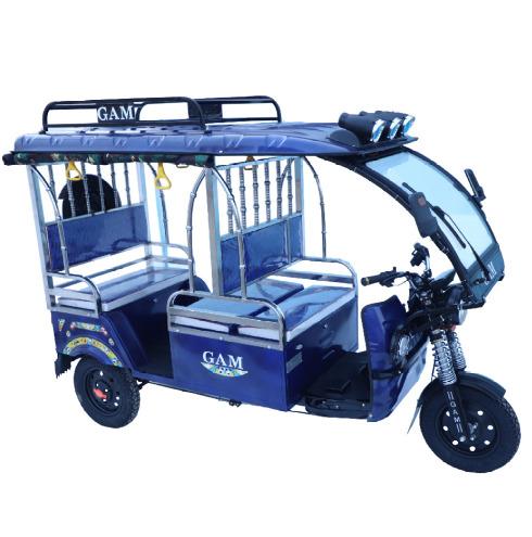 Blue E-Rickshaw