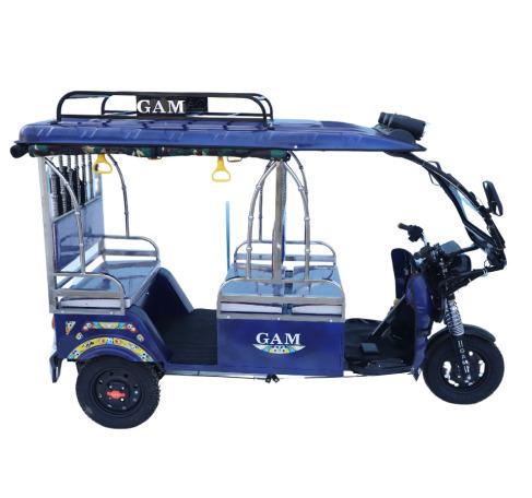 Blue E-Rickshaw