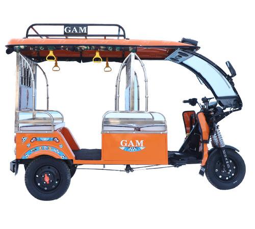 Orange E-Rickshaw