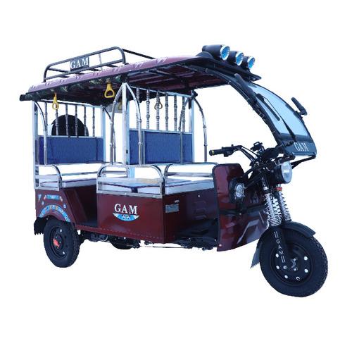 Red E-Rickshaw