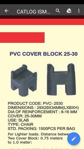 pvc cover block 