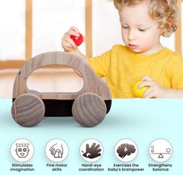 Wooden Car Wheel Toy 