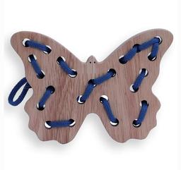 Wooden Butterfly Lacing Toy