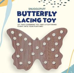 Wooden Butterfly Lacing Toy