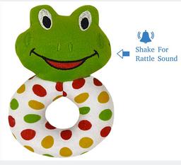 Soft Round Froggy Rattle