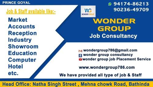 Wonder Group Placement office