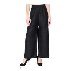 Ladies Black Polyester Palazzo
