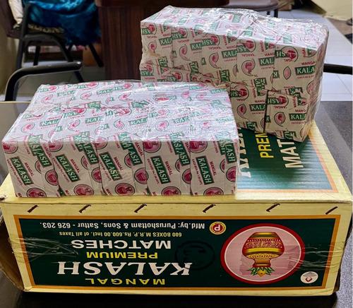 Mangal Kalash Safety Matches Packing: 6 & 10 Counting: 35 Avg Carton Packing