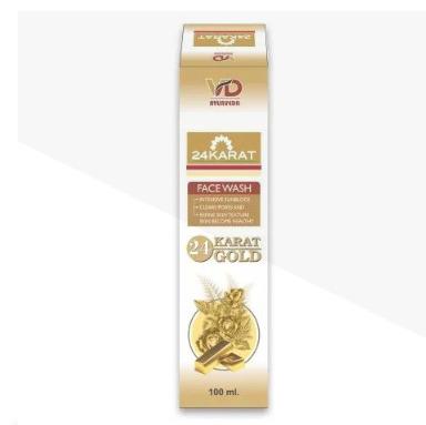 24 Karat Gold Face Wash