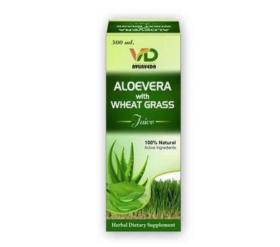 Aloe Vera with Wheatgrass Juice