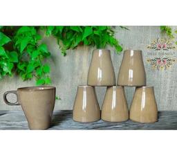 Brown Colour Porcelain Coffee Mug