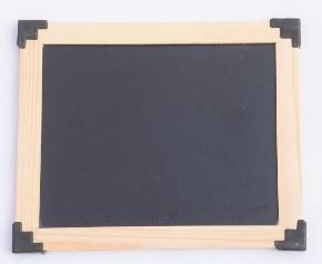 Wood Frame Black Slate