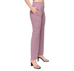 Wide-Leg Comfort Pants Lavender STY-18-B