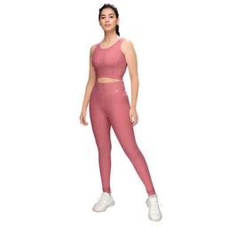 Ribbed Sports Bra and Leggings Set STY-32-C Pink