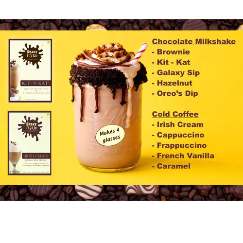 Cold Coffee Chocolate Milkshake Premixes