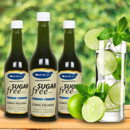 Sugar Free Syrup - Lemon Pudina