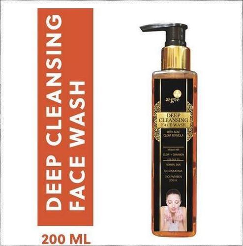 Aegte Deep Cleansing Face Wash with Acne Clear Formula for Oily to Normal Skin- 200ml