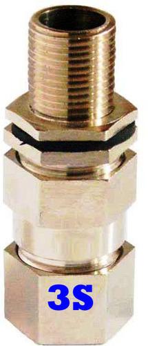 DOUBLE COMPRESSION BRASS CABLE GLAND