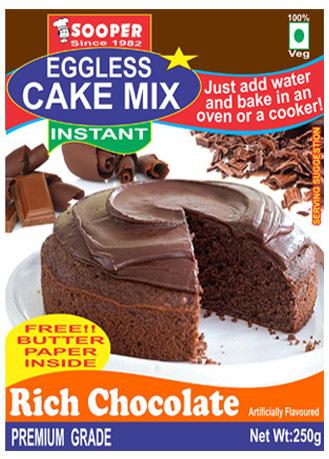 Eggless Cake Mix Rich Chocolate