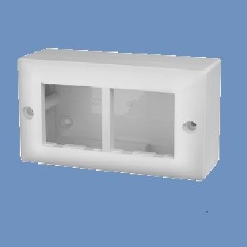 Electrical surface box; open box