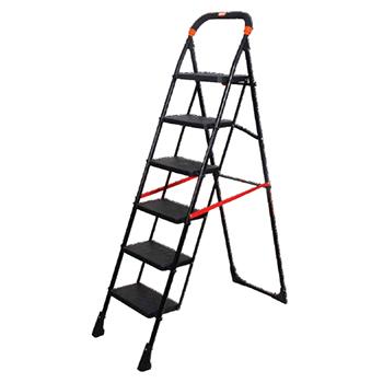 POLLUX Heavy Duty 6 Step Steel Ladder