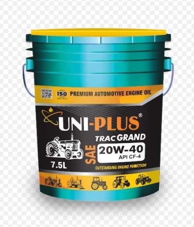 UNI-PLUS TRAC GRAND 20W40 API CF-4  ENGINE OIL (7.5 LTR)