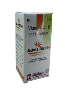 Vitamine AD3 E H inj. (INJ. ADVIT DE+H )
