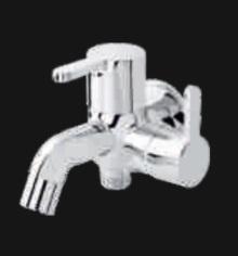 SMART 2 in 1 Bib Cock With Wall Flange