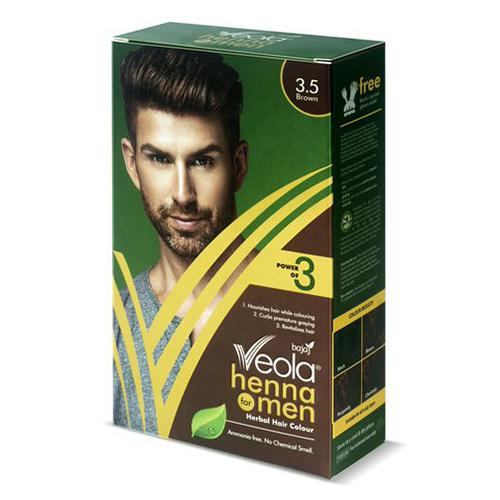 Brown Henna Herbal Hair Colour For Men
