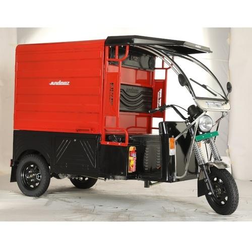 Andaaz Red & Blue Battery Operated Rickshaw