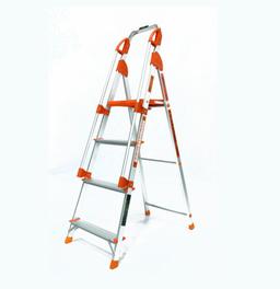 Liberti Light weight Aluminium 3 Step Plus platform ladder with handrail