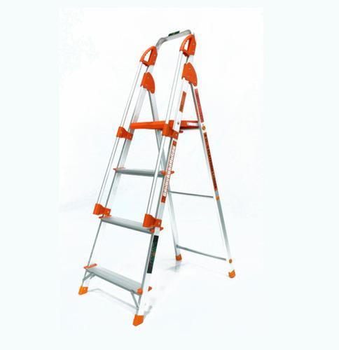 Liberti Light weight Aluminium 3 Step Plus platform ladder with handrail