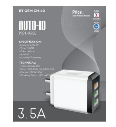Auto ID Pro Charge 3.5A