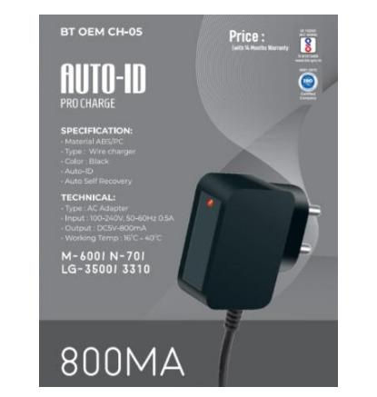 Auto ID Pro Charge 800MA