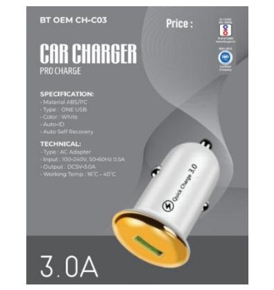 Car Charger 3.0A