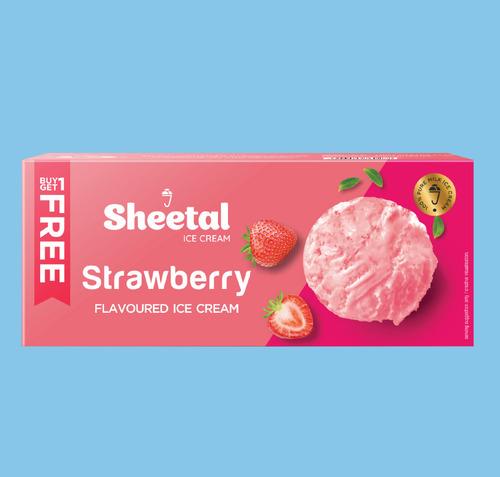 Strawberry Flavoured Ice Cream