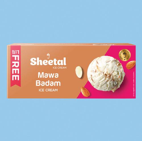 Mawa Badam Ice Cream