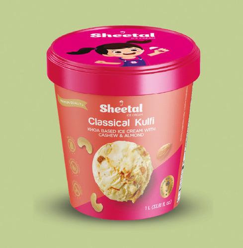 Classical Kulfi Khoa Based Ice Cream Tub with Cashew & Almond