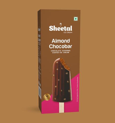 Almond Chocobar Chocolate covering coated ice cream