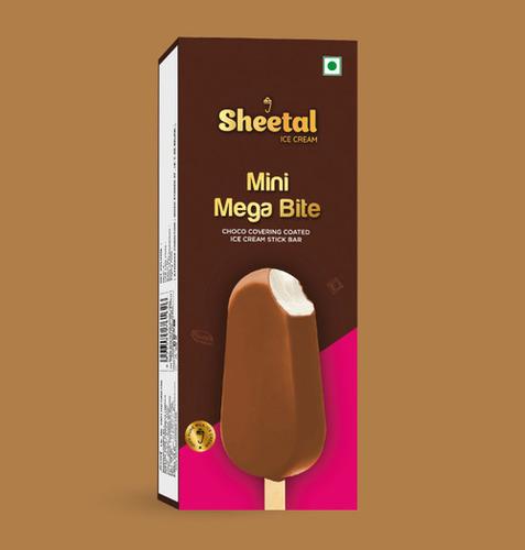 Mini Mega Bite Choco covering coated ice cream stick bar
