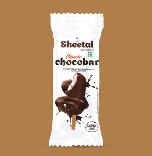 Classic Chocobar chocolate covering coated medium fat ice cream stick bar