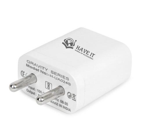 FAST USB CHARGERS - GRAVITY SERIES H-UA024A/2.4AMP