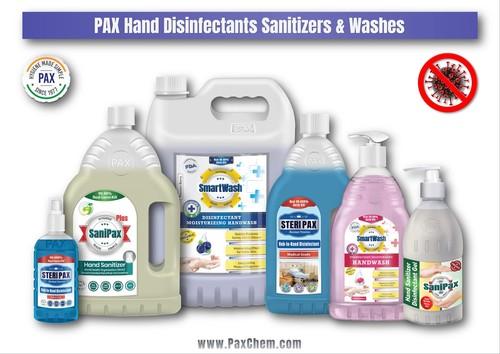 PaxChem Hand Hygiene Disinfectant Sanitizers & Washes