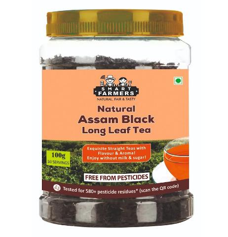PESTICIDE FREE NATURAL ASSAM BLACK LONG LEAF TEA