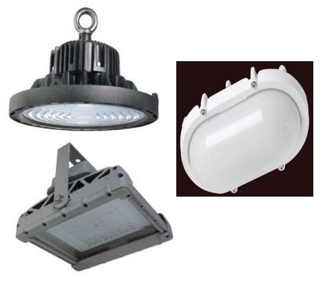 LED Lights (Bay Lights / Bulk Heads)- Industrial Luminaries